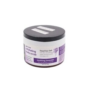 Asutra -Soothing Lavender Exfoliating Body Scrub Dead Sea Salt - 12 oz / 350 g